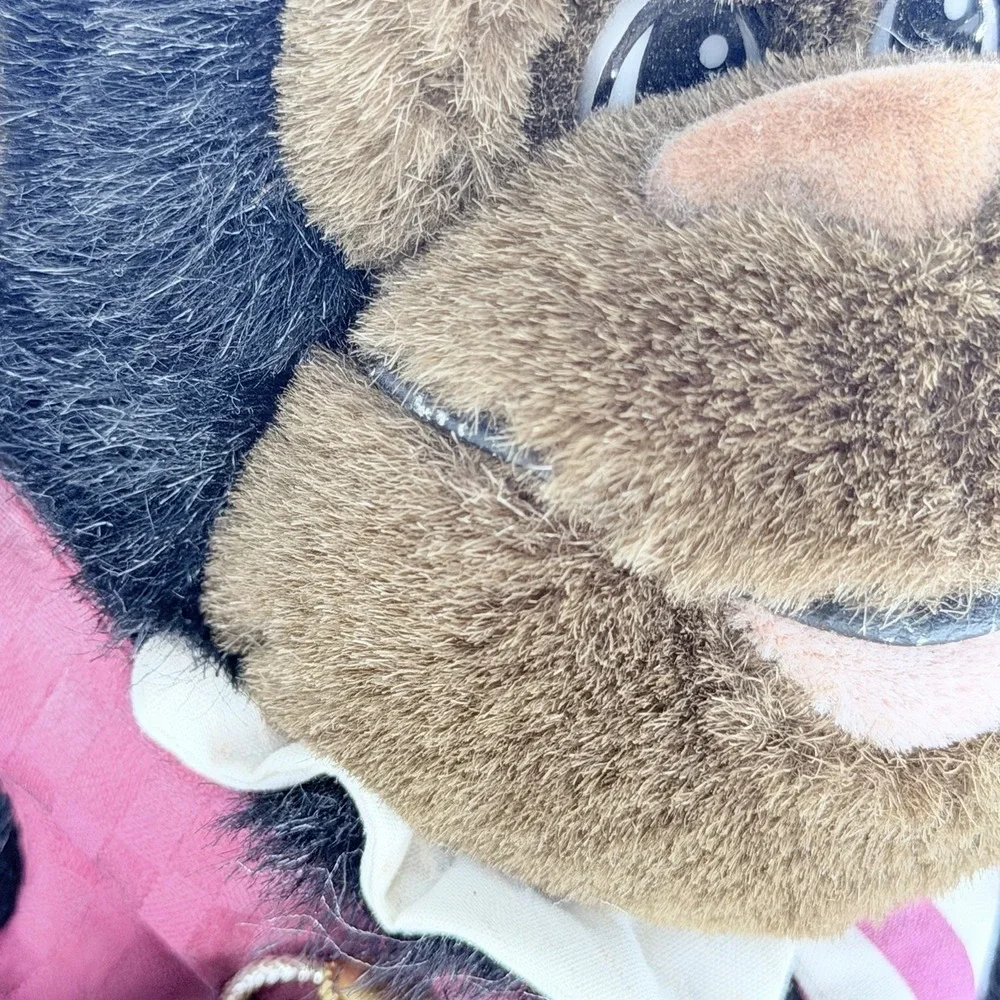 Dandee Talking Gorilla Plush Pocket Watch Vest Tie Monkey